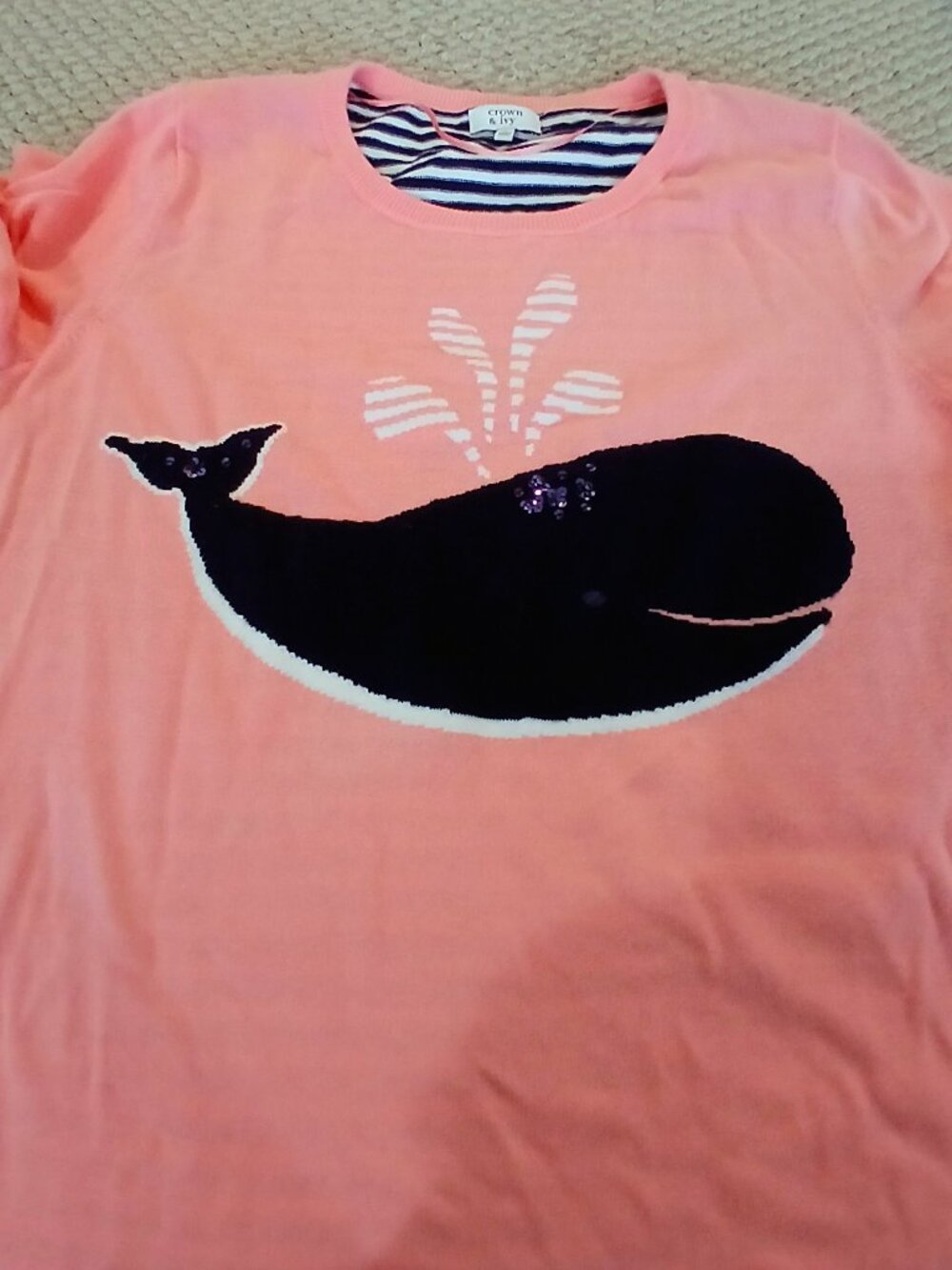 Crown & Ivy Whale Sweater